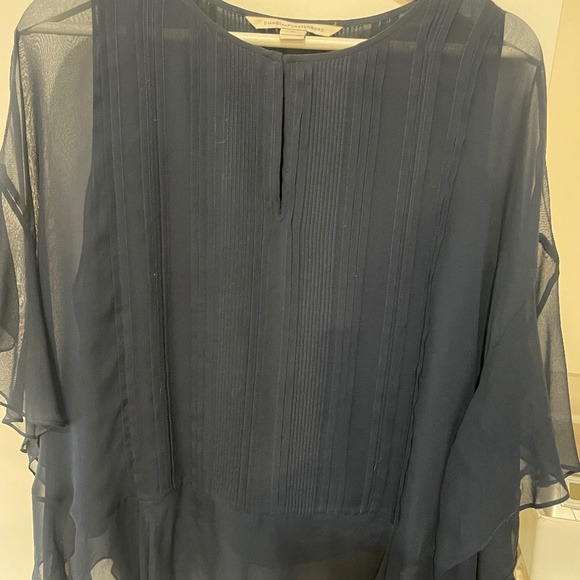 DVF silk chiffon top - Picture 1 of 6